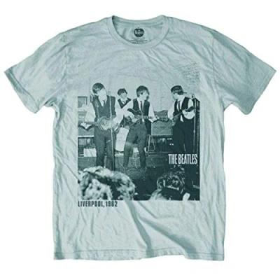 Afbeelding van The Beatles Cavern 1962 Heren T shirt L Grijs