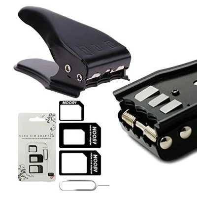 Afbeelding van MMOBIEL 3 in 1 simkaart uitsparing (SIM standaard, Micro SIM, Nano SIM) met SIM adapter en naald/uitwerpstang voor alle mobiele telefoons