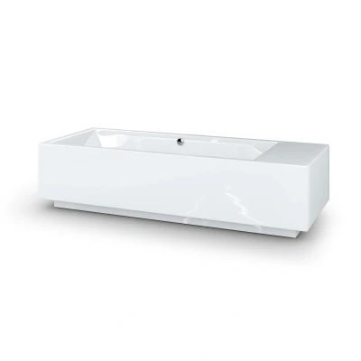 Afbeelding van Clou Wash Me vrijstaand ligbad met stop/go plug wit acryl