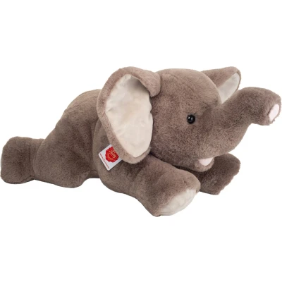Afbeelding van Hermann Teddy Knuffeldier Olifant zachte pluche stof premium knuffels grijs 55 cm