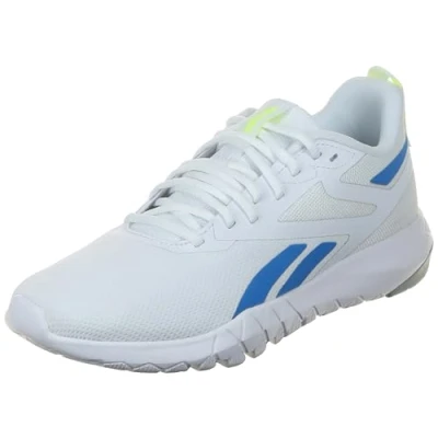 Afbeelding van Reebok Flexagon Force 4 Trainingsschoen, Heren, Maat: 48.5, Footwear white kinetic blue digital lime Kunststof/ textiel