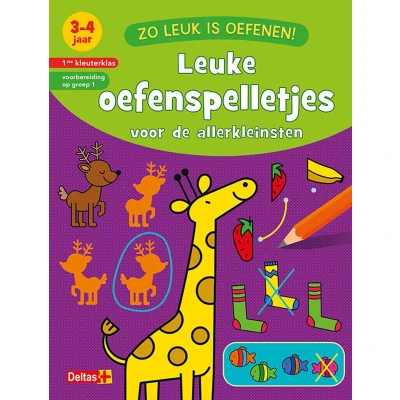 Afbeelding van Zo leuk is oefenen! Leuke oefenspelletjes voor de allerkleinsten (3 4 j.)