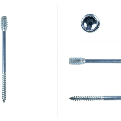 Afbeelding van Wovar Afstandschroeven Verzinkt 6.0 x 180 Doos 50 stuks