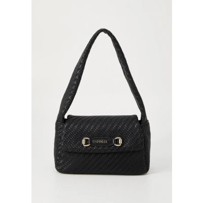 Afbeelding van Guess Francy Flap dames Schoudertas Zwart One Size