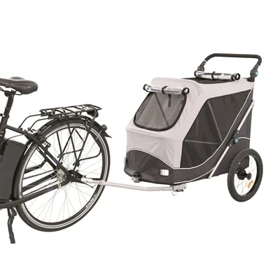 Afbeelding van Trixie Hondenfietskar Opvouwbaar Grijs 103X74X95 CM (392671)