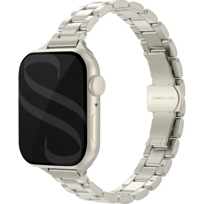 Afbeelding van Selencia Bandje met Horlogeband inkorter Geschikt voor Apple Watch 4 40 mm, 5 6 7 41 8 9 SE (2022) (2023)