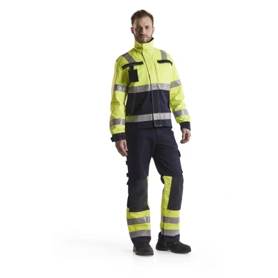 Afbeelding van Blaklader Multinorm werkbroek 1478 1514 Marine/High Vis Geel C62