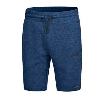 Afbeelding van JAKO Short Premium Basics Marine gemeleerd