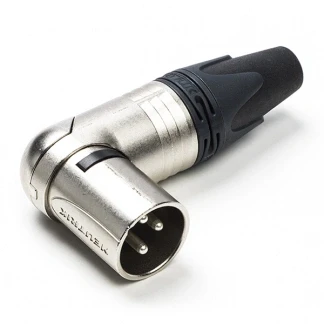 Afbeelding van XLR connector Neutrik 3 pin (Metaal, Mannelijk, Trekontlasting, Zilver)