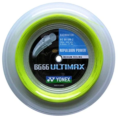 Afbeelding van Yonex BG 66 Ultimax Yellow 200 meter