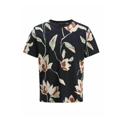 Afbeelding van Jack &amp; Jones Premium ALL OVER Print Rundhals Tshirt print, Heren, Maat: Medium, Night sky