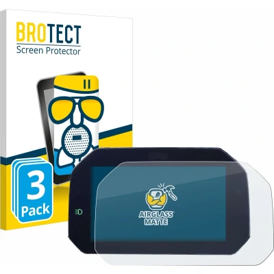 Afbeelding van BROTECT Screenprotector voor BMW S 1000 XR 2020 Connectivity TFT 6.5&quot; Folie Beschermfolie Beschermglas matte (3 Stuks)