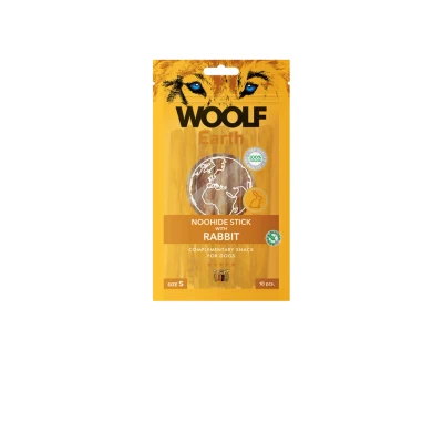 Afbeelding van Woolf Earth Stick S 90 g Hondensnack Konijn