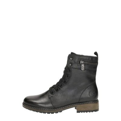Afbeelding van Rieker Evolution Snowboots, Dames, Maat: 40, schwarz black platin Leer en textiel