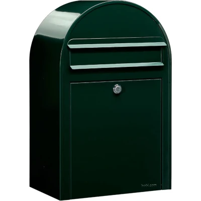 Afbeelding van brievenbus bobi classic zwartgroen