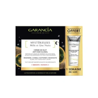 Afbeelding van Garancia Mystérieuses Mille et Une Nuits Globale Anti Ageing Nachtcrème 30 ml + Plumping 5 Gratis