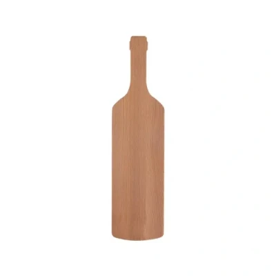 Afbeelding van Bowls and Dishes Puur Hout Duurzaam Beuken Wijnfles Borrelplank Tapasplank Serveerplank 39 cm