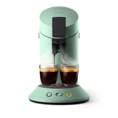 Afbeelding van Senseo Kaffeemaschine, Koffiezetapparaat met cupjes, Groen