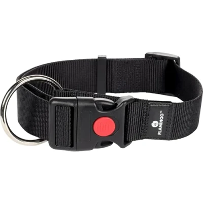Afbeelding van Halsband Ziggi Zwart 55 75 cm x 40 mm