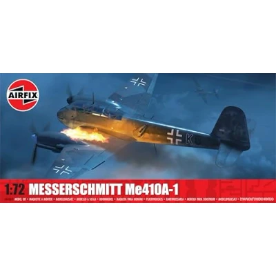 Afbeelding van 1:72 Airfix 04069 Messerschmitt Me 410 A 1 Wehrmacht Luftwaffe Propellervliegtuig Plastic Modelbouwpakket