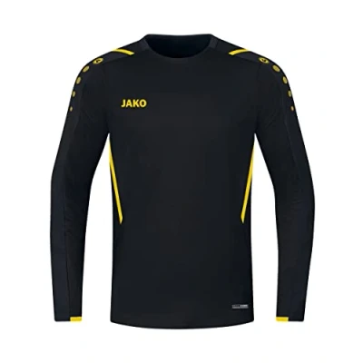 Afbeelding van JAKO Sweater Challenge Zwart/citroen