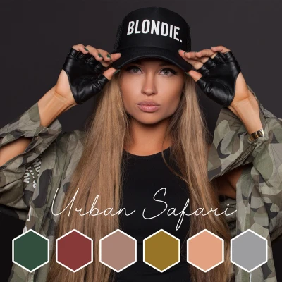 Afbeelding van Gellakset Urban Safari Collection 6x10ml Nagel Gellak Set