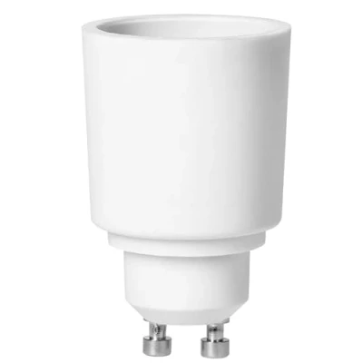 Afbeelding van MIRATIC adapter voor fitting GU10 naar e27 ledlamp gloeilamp led GU10/E27 lamp converter