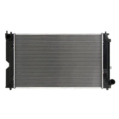 Afbeelding van THERMOTEC D72004TT Radiateur Aluminium, Kunststof voor voertuigen met/zonder airco 624 406 26 Handgeschakeld Koelribben gesoldeerd
