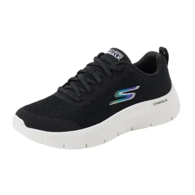 Afbeelding van Skechers GO Walk Flex Viva pour femme, Textile noir avec bordure blanche., 35.5 EU