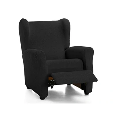 Afbeelding van Martina Home Tunez Relax, stoelhoes, zwart