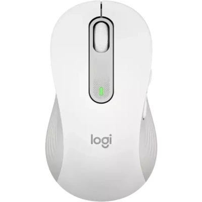 Afbeelding van Logitech Mouse M650, Signature, Draadloos, Bolt, Bluetooth, wit optisch, 400 4000 dpi, 5 knoppen, Rechts, S/M, Retail