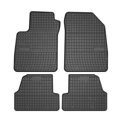 Afbeelding van FROGUM 0708 Vloermatset Rubber voor en achter 4 Zwart Op maat gemaakt OPEL: Mokka / X
