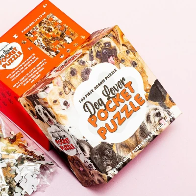 Afbeelding van Pocket Puzzel (100 Stukjes) Dog Lover