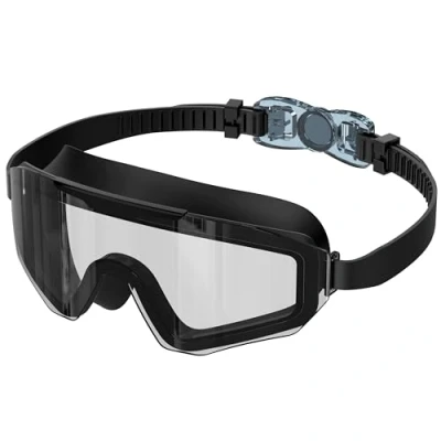 Afbeelding van Ambienden Lunettes de natation Homme Femme Pour Adultes Avec Grand Monture Anti buée Protection UV Et Lentille HD Piscine Unisexe Plongée Sports Aquatiques En Plein Air