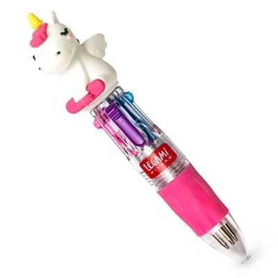 Image de Stylo à bille Legami Unicorn 4 couleurs