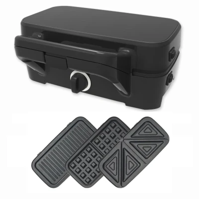 Afbeelding van Friac Cw 0750 Croque/wafel/grill Zwart