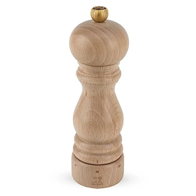 Image de PEUGEOT Moulin à Poivre Paris u&#039;Select 18 cm 6 Réglages de Moutures Prédéfinies En Bois Labellisé PEFC Fabrication Française Coloris Naturel