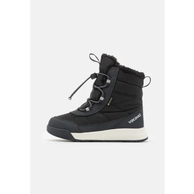 Afbeelding van Viking AERY WARM GTX Unisex Veterlaarzen voor kinderen, Maat: 31, Black/charcoal Textiel/ synthetisch