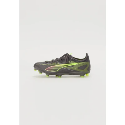Afbeelding van PUMA Ultra 5 Match Fg/Ag voetbalschoenen, uniseks, Antiek zilver mat geel Alert Aged
