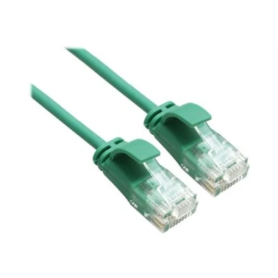 Image de Roline Cordon de raccordement RJ 45 (M) pour 50 cm UTP CAT 6a sans halogène, moulé vert