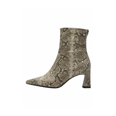 Afbeelding van Tamaris Enkelkaarsjes, Dames, Maat: 35, Beige snake Schoenen