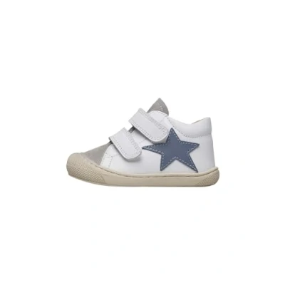 Afbeelding van Naturino Kolde Sneakers laag voor kinderen, Maat: 25, Weiß grau Veloursleer