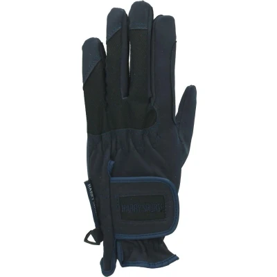 Afbeelding van Harry&#039;s Horse Rijhandschoenen Domy Suede Mesh Navy S