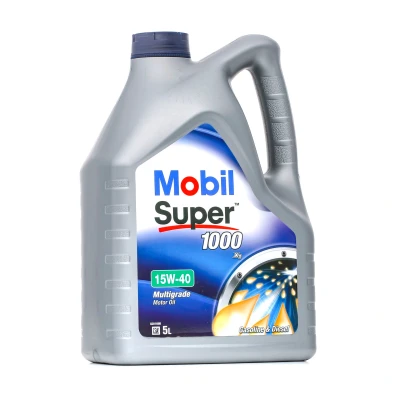 Afbeelding van Mobil Super 1000 X1 15W 40 5L Motorolie 150560 VOLKSWAGEN: Golf 5, Polo IV Hatchback, 4, AUDI: A6 C7 Avant, A3 Sportback, Hatchback