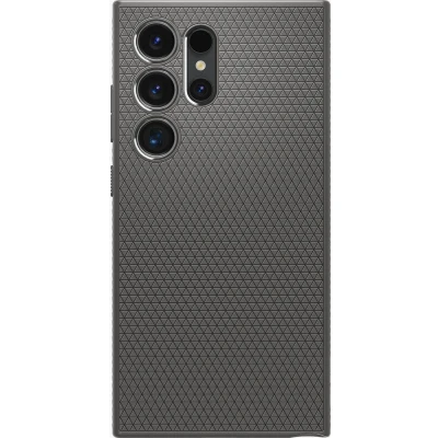 Afbeelding van Spigen Liquid Air Hoesje Geschikt voor Samsung Galaxy S24 Ultra Back Cover Flexibel TPU Grijs