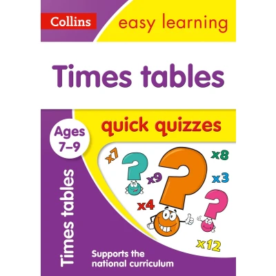 Afbeelding van Times Tables Quick Quizzes Ages 7 9