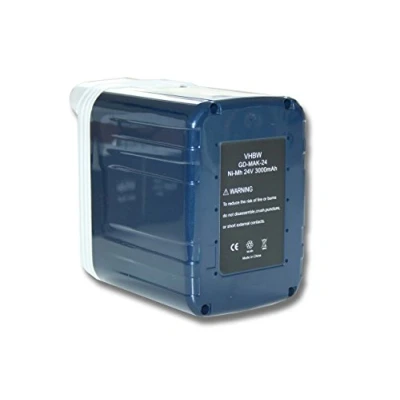 Afbeelding van vhbw Vervangende batterij voor Makita B2420, B2430, BH2420, BH2430, BH2433, 2417, 2420, 2430, 193739 3 elektrisch gereedschap (3000 mAh, NiMH, 24 V)