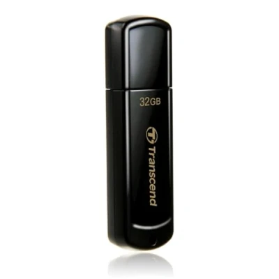 Afbeelding van Transcend JetFlash® 350 USB stick 32 GB Zwart TS32GJF350 2.0