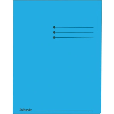 Afbeelding van Esselte dossiermap blauw, pak van 100 stuks