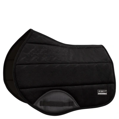 Image de ANKY Tapis de Selle Velvet Wave Polyvalent NoirVendu par Agradi